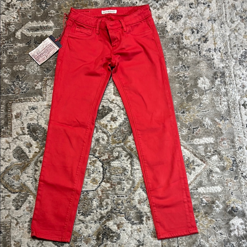 Cult of Individuality Bold Red Jeans